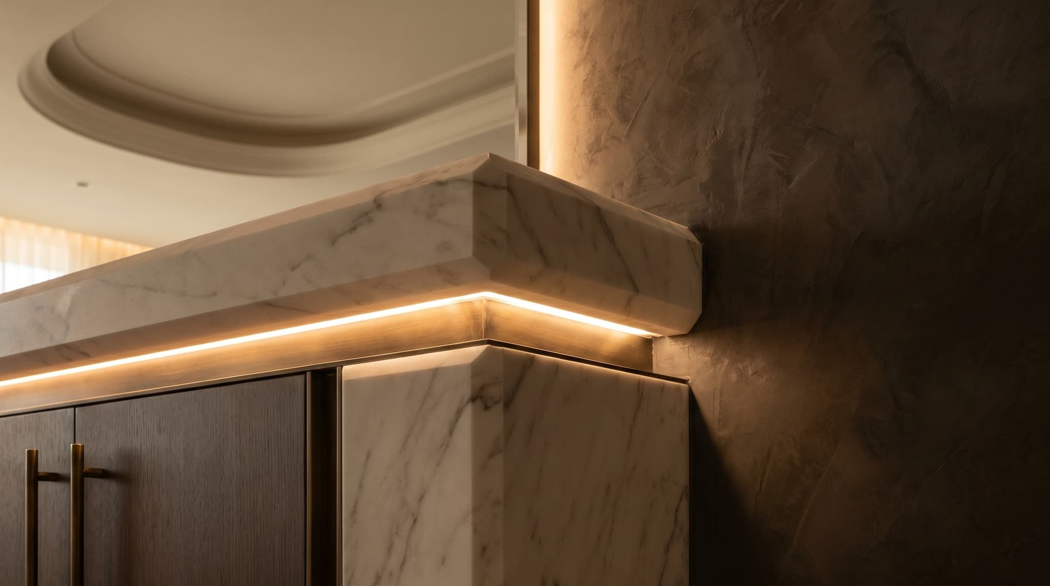Close-up of precision craftsmanship